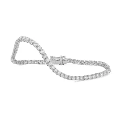 Bracelet Tennis White Gold