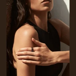 Capture In Motion Ring Rose goud & Titanium