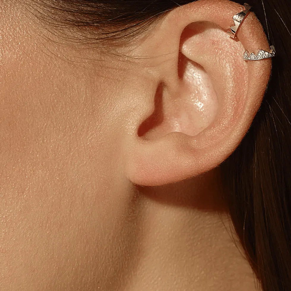 Capture Light Mini Earcuff Left Geel goud