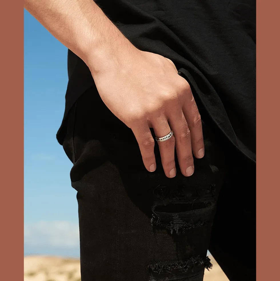 Capture Me Ring Witgoud Semi Pave