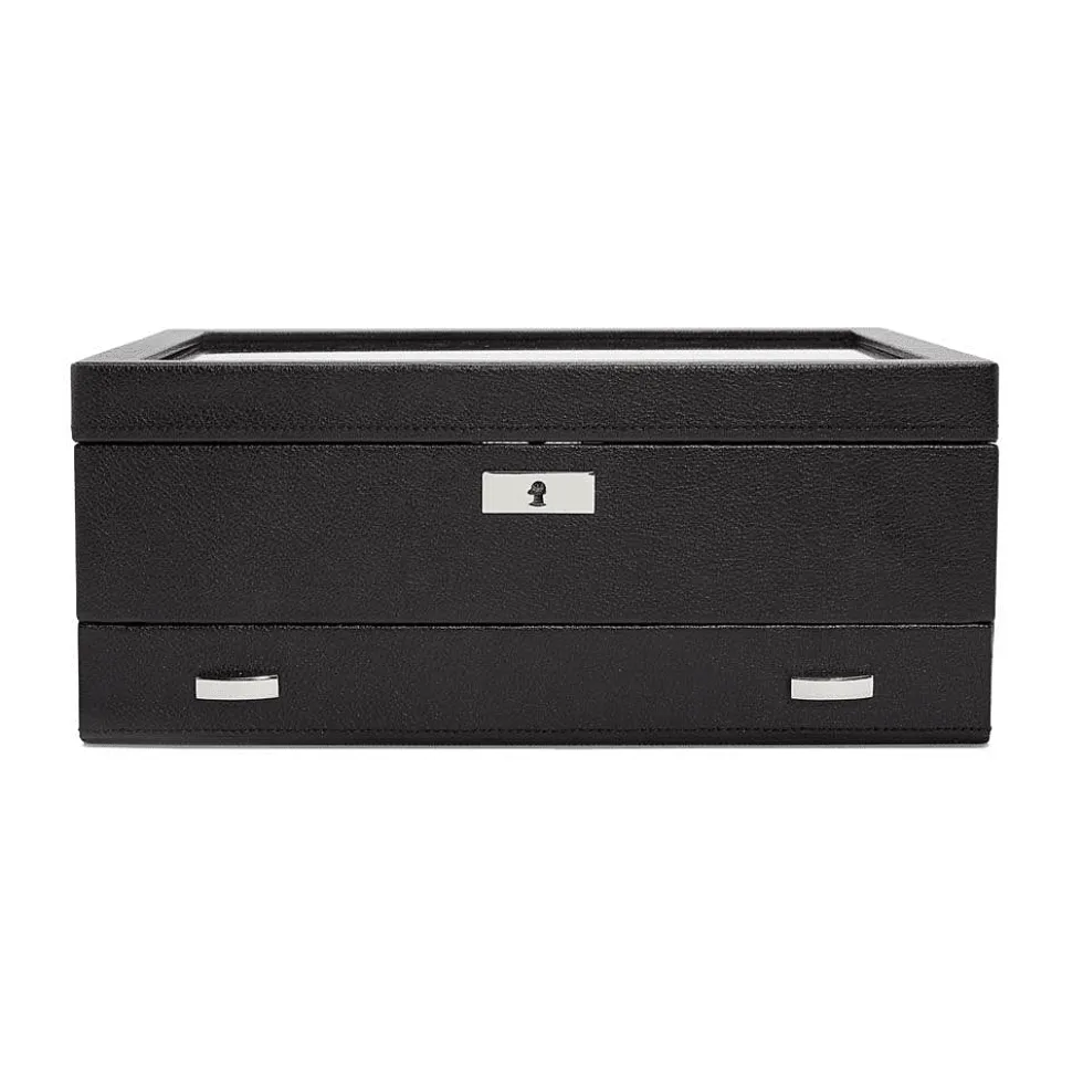 Classic 10 Piece Watch Box With Drawer
