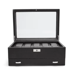 Classic 10 Piece Watch Box With Drawer