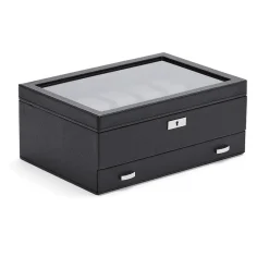 Classic 10 Piece Watch Box With Drawer