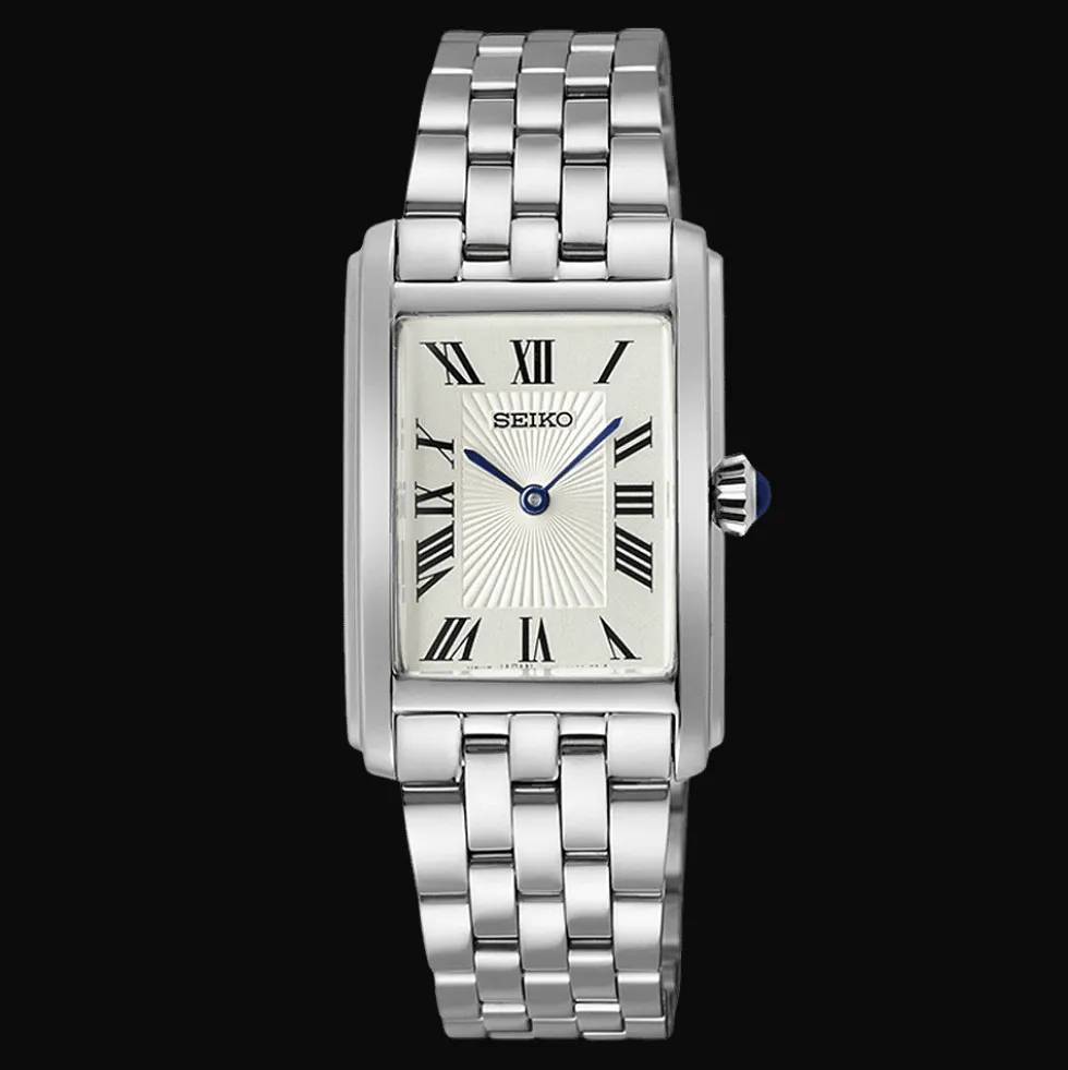 Dames Staal Quartz
