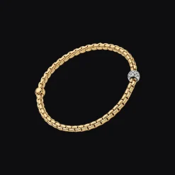 Eka Armband 18kt Geel goud Diamant