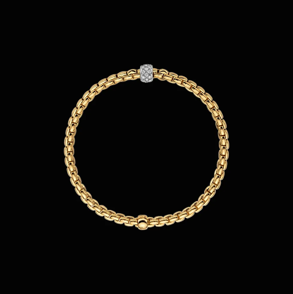 Eka Armband 18kt Geel goud Diamant