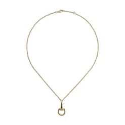 Horsebit Diamond Chain Necklace