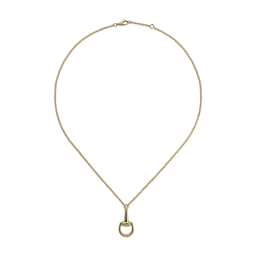 Horsebit Diamond Chain Necklace
