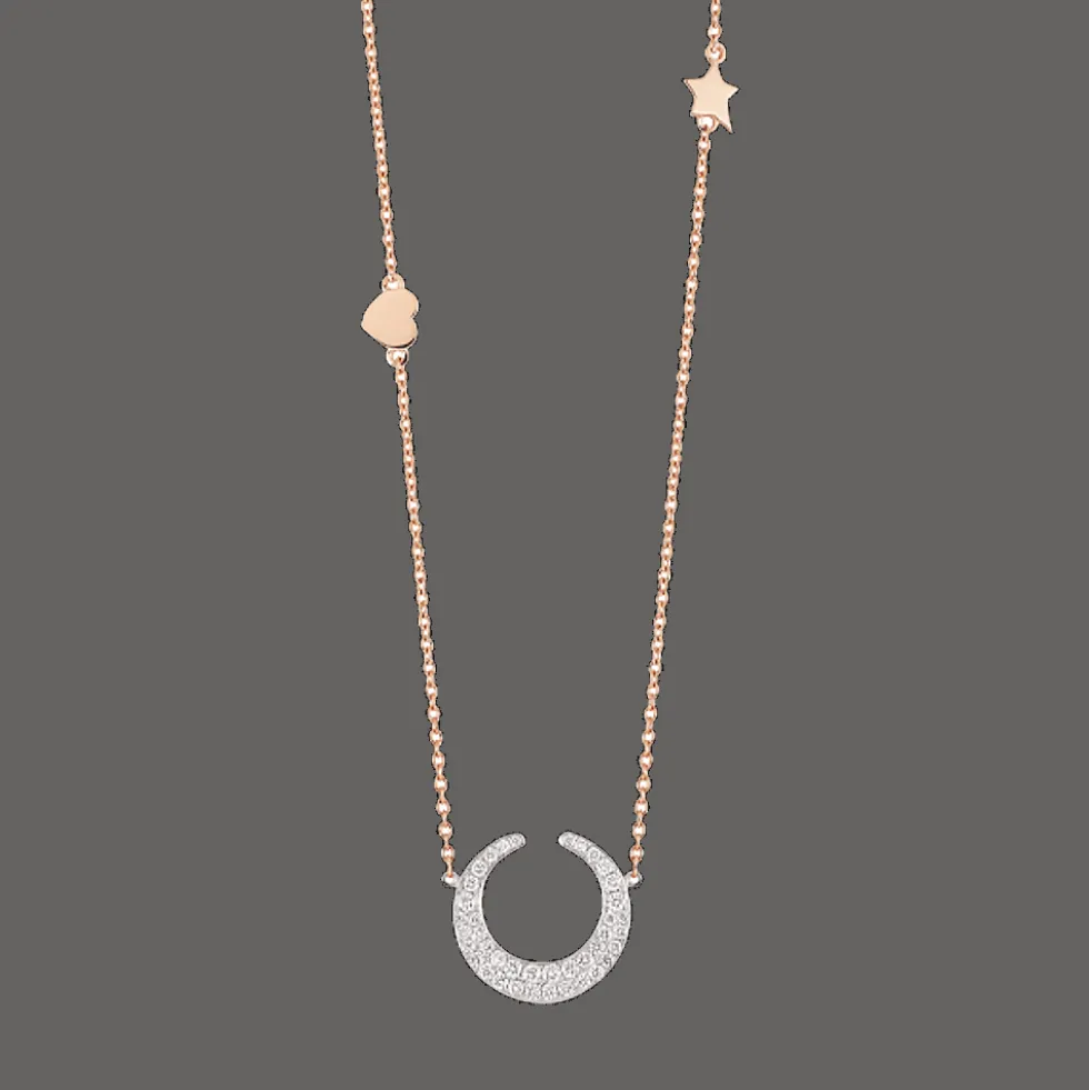 Ketting Bi-color Diamant