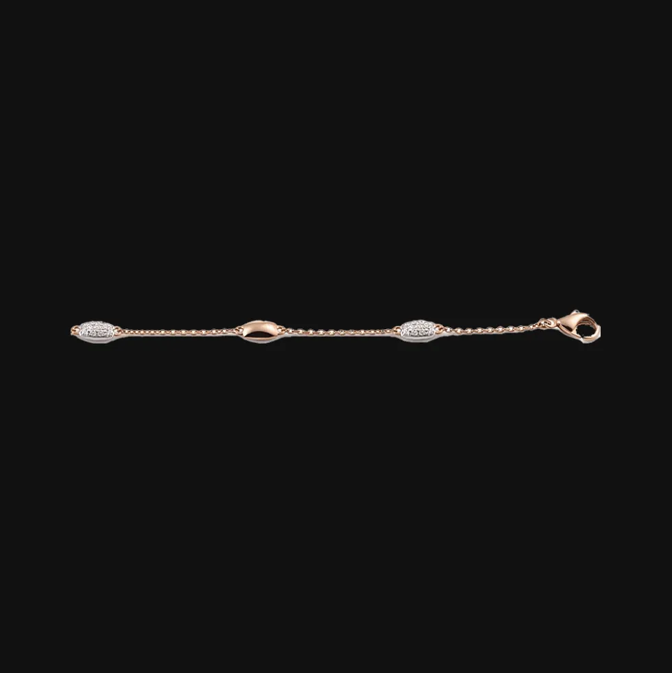La Piazza Armband Roosgoud Diamant