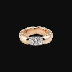 La Piazza Ring Rose goud Diamant