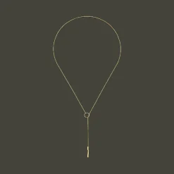 Link To Love Ketting Lariat 18kt Geel goud