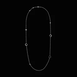 Mezzaluna Ketting Witgoud