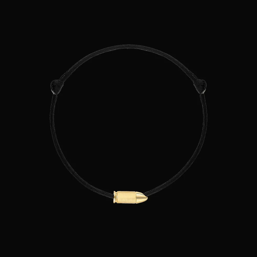 Mini Bang Bang Cord Armband Geel goud