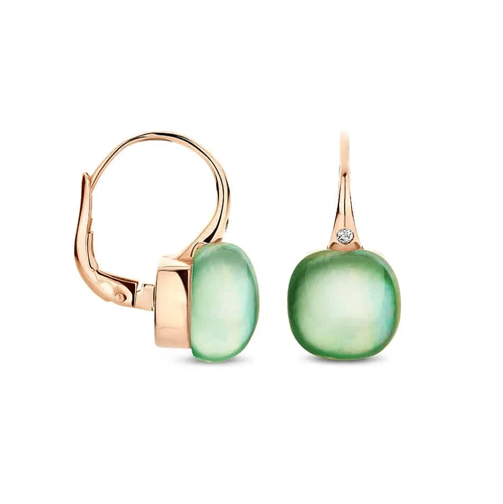Mini Sweety Oorbellen Green Aventurine For Ever