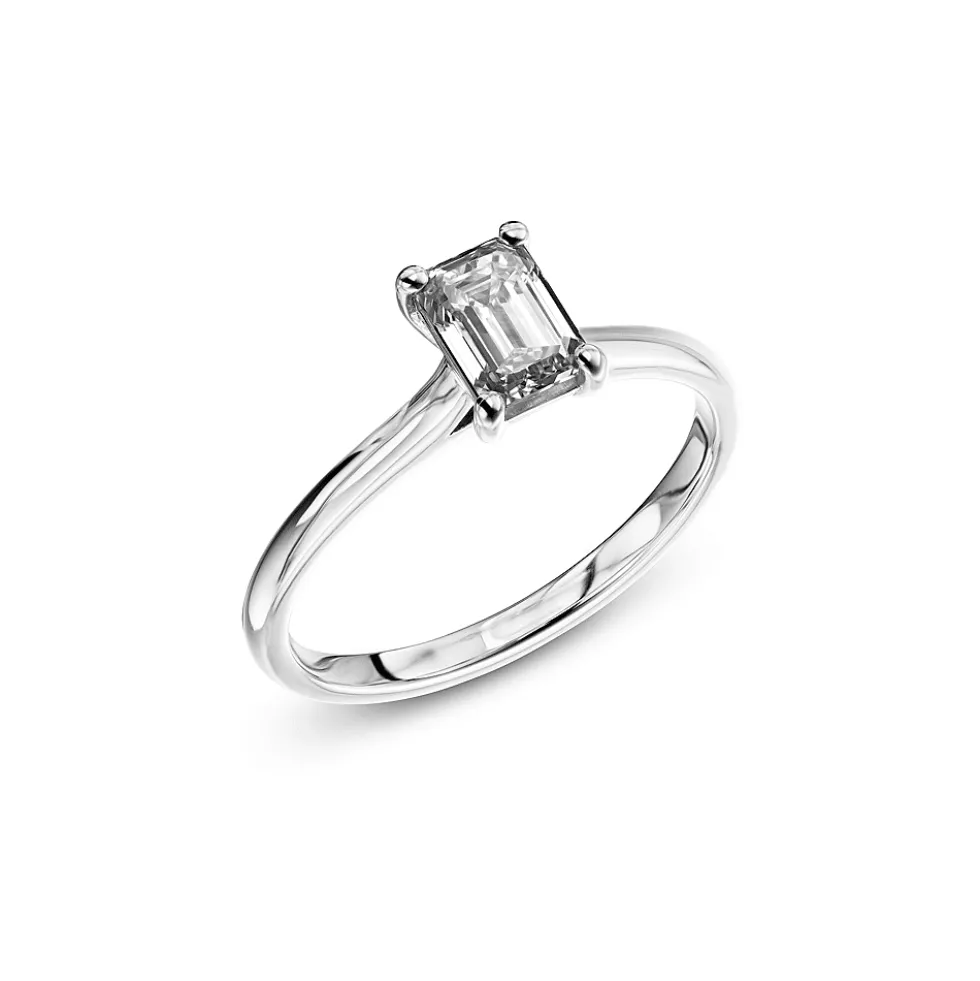 Odrie Bright World Ring - Emerald cut - 0.70CT