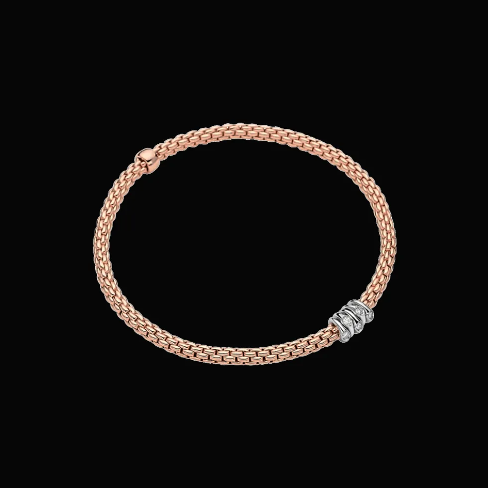 Prima Armband 18kt Rose goud Diamant