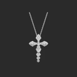 Python Halsketting Witgoud Pave
