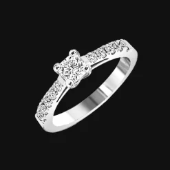 Ring 18kt Witgoud Diamant