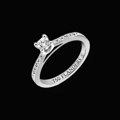Ring 18kt Witgoud Diamant