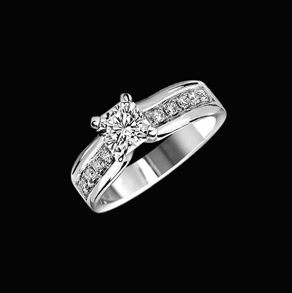 Ring 18kt Witgoud Diamant