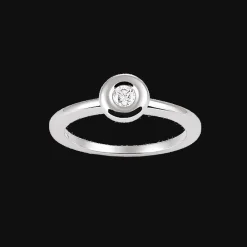 Ring 18kt Witgoud Diamant