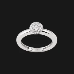 Ring 18kt Witgoud Diamant