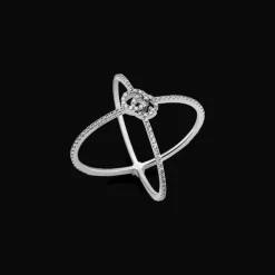 Running G Ring 18kt Witgoud Diamant