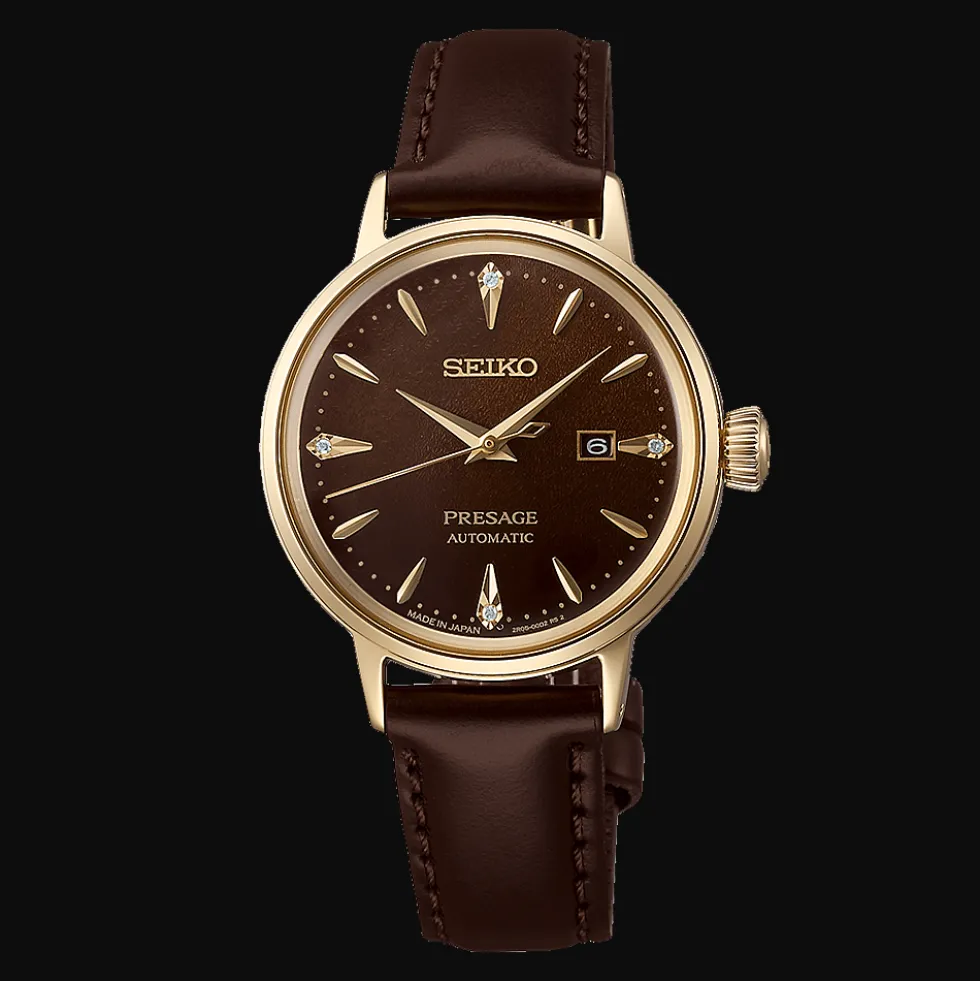 Seiko Ladies Presage Cocktail Brown