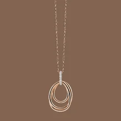 Serenata Hanger Rose goud Diamant
